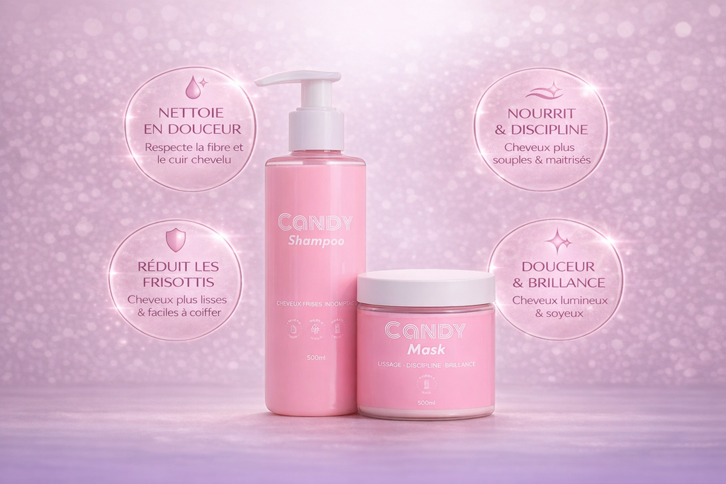 PACK CANDY Duo – Shampooing & Masque cheveux frisés