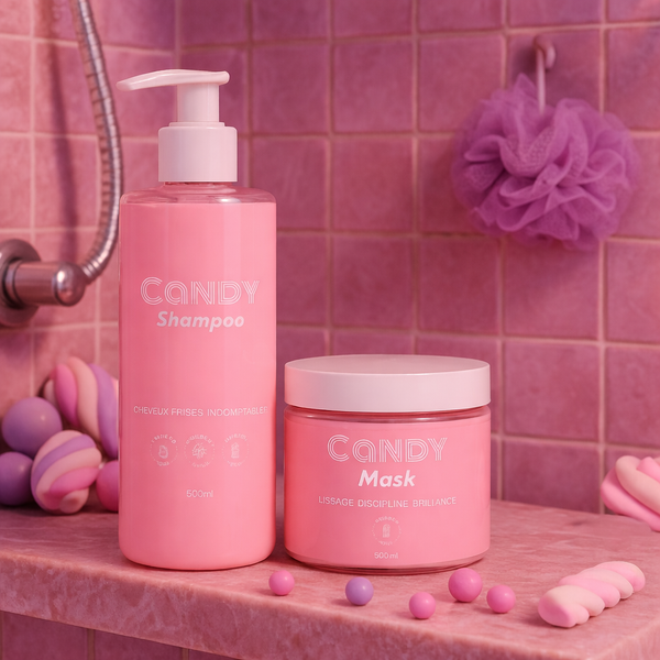 PACK CANDY Duo – Shampooing & Masque cheveux frisés