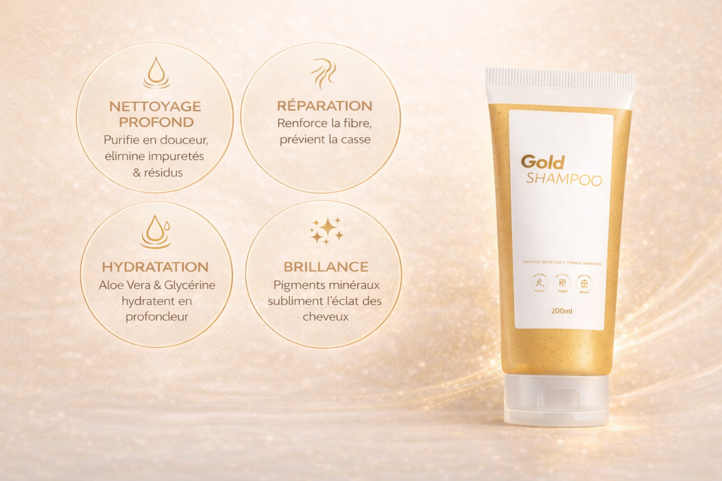 GOLD Shampoo – Rituel capillaire prestige