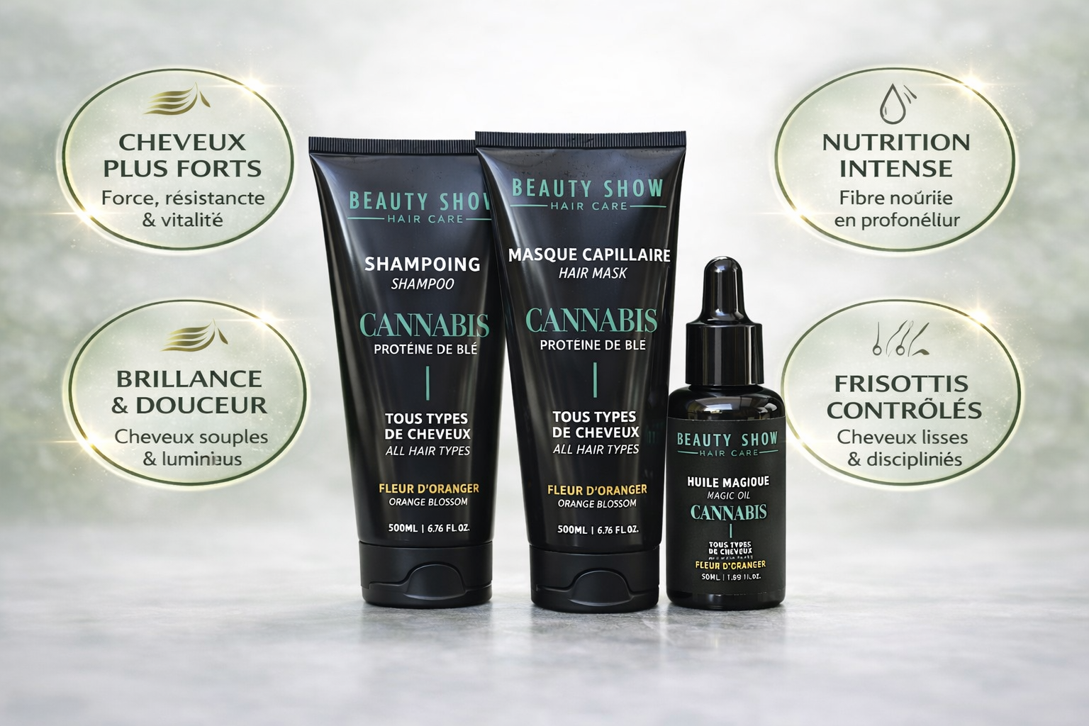 TRIO PACK CANNABIS – Routine Complète Nutrition & Force