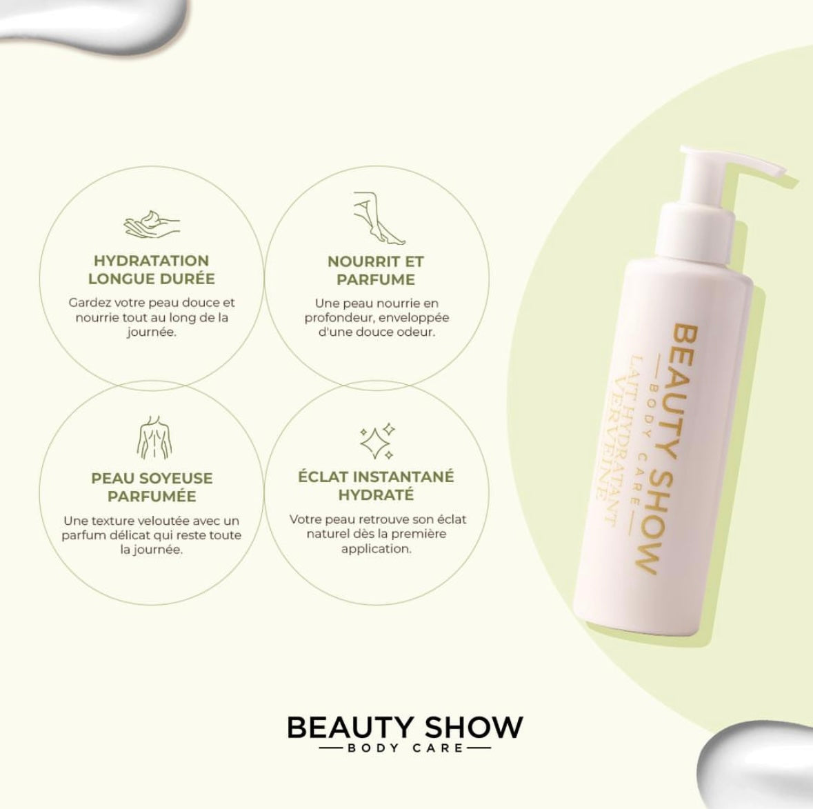 Beauty Show Lait Hydratant – Verveine