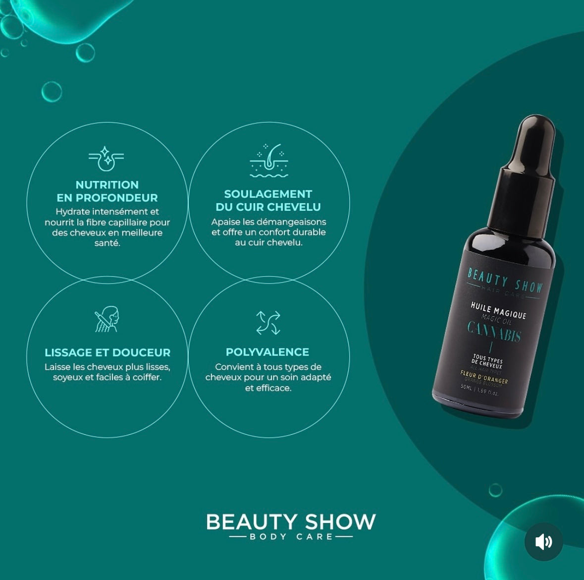 HUILE MAGIQUE CANNABIS – Nutrition, Douceur & Brillance