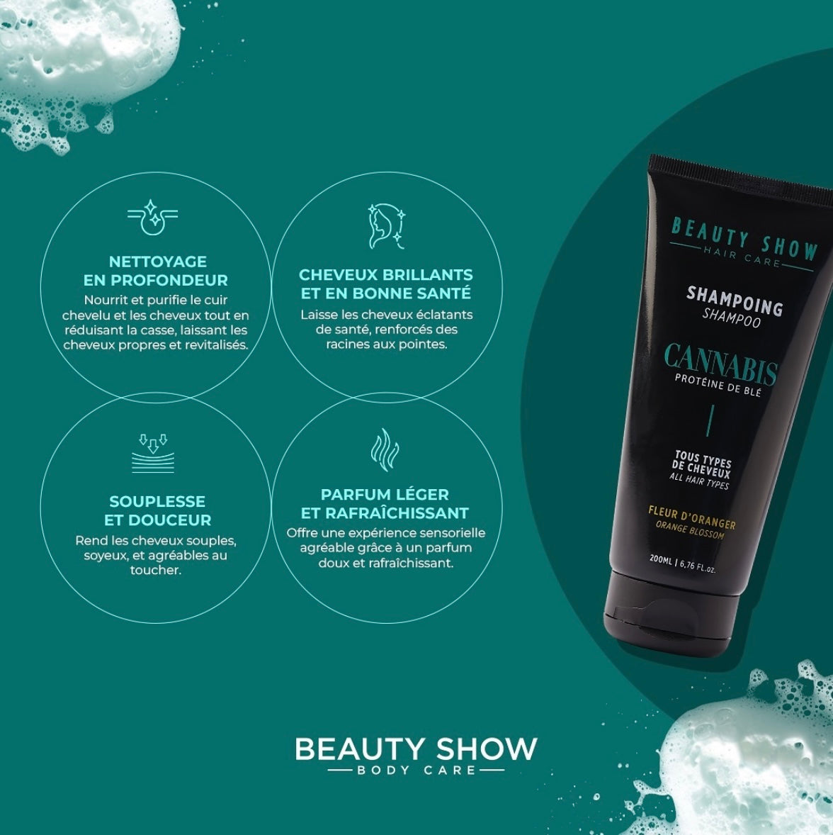 SHAMPOOING CANNABIS – Nutrition & Force Naturelle