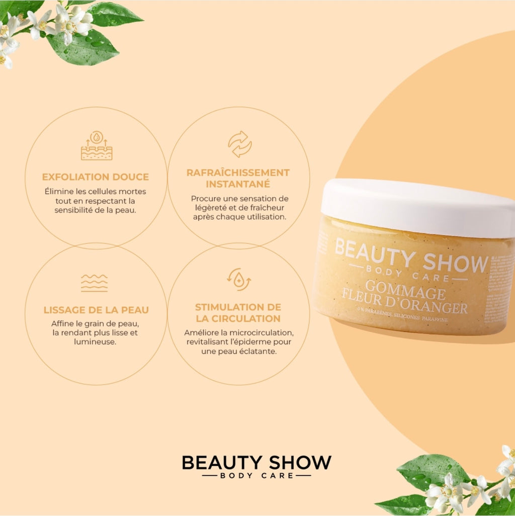 Beauty Show Gommage Corps – Fleur d’Oranger